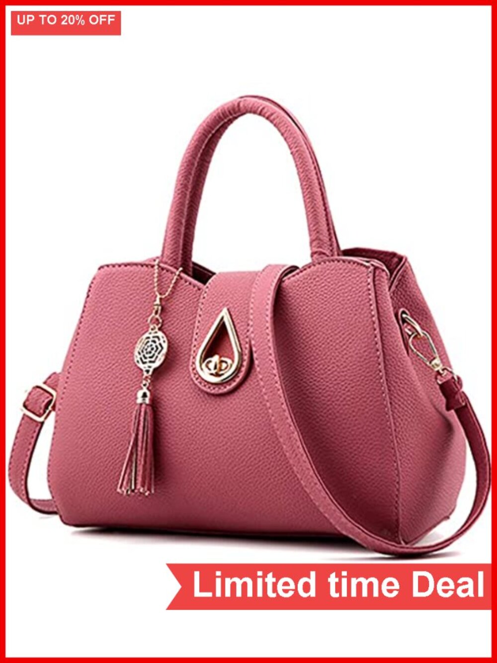 PU Leather Satchel Handbag for Women Shoulder Crossbody Tote